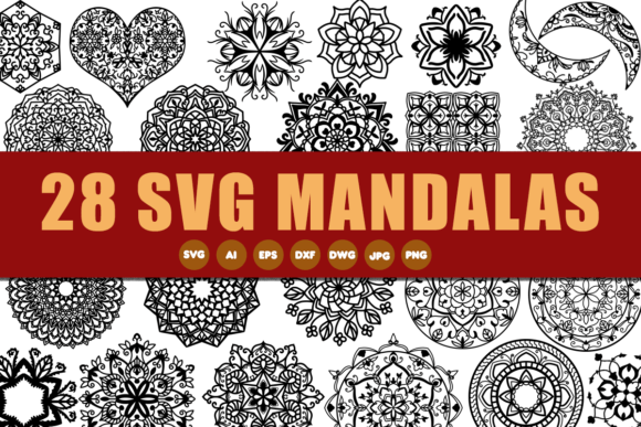 3D Floral Mandalas Bundle