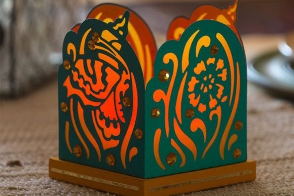 Butterfly Tea Light: A Whimsical 3D SVG Worth Stitching
