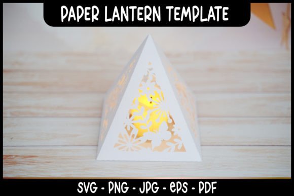Floral Lantern SVG