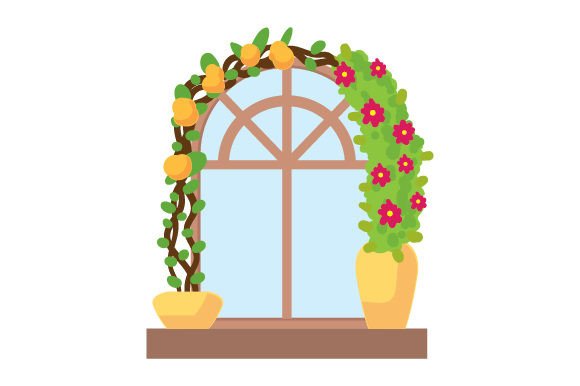 Floral Window: A Thoughtful Embroidery Design for Real Projects