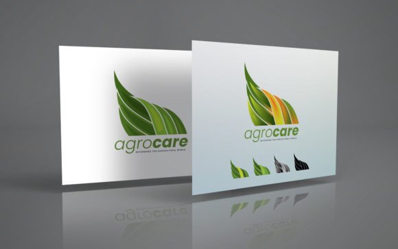 Gardening and Agro Care Model Leaf Logo