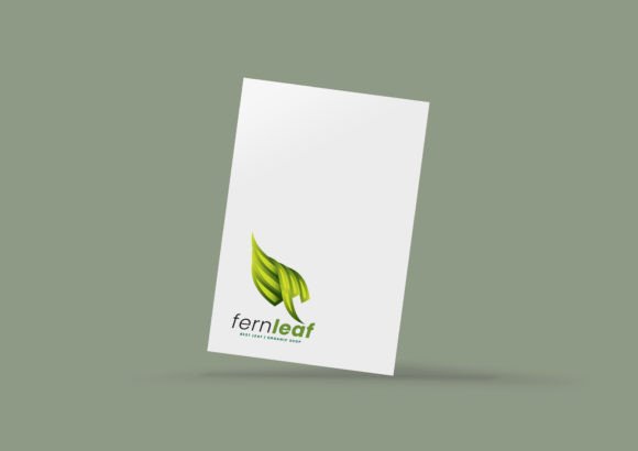 Organic Fern Leaf Silkline Green Logo